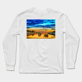 Falmouth Harbor Cape Cod Long Sleeve T-Shirt